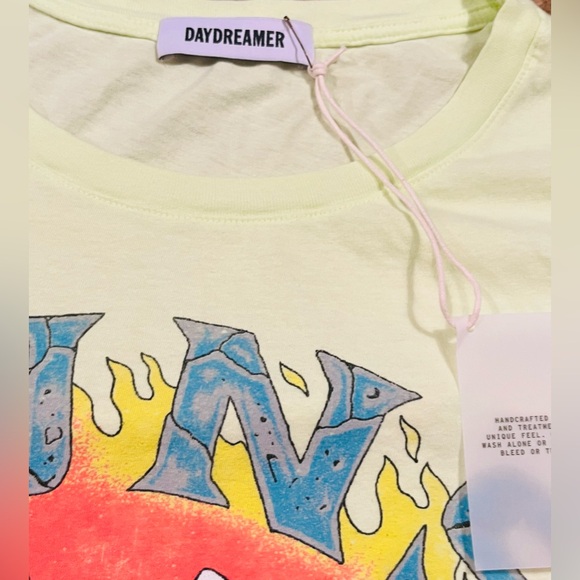 NWOT Daydreamer Guns N' Roses Cards Boyfriend Tee Shirt - Picture 13 of 16